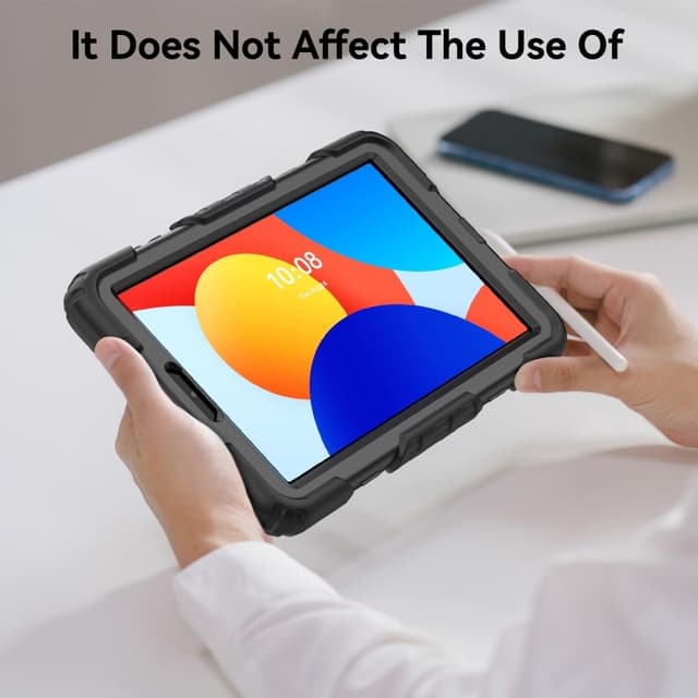 SKALO Xiaomi Redmi Pad SE 8.7 Armor 360 håndtag skulderrem+Skærmbeskyttelse Cover