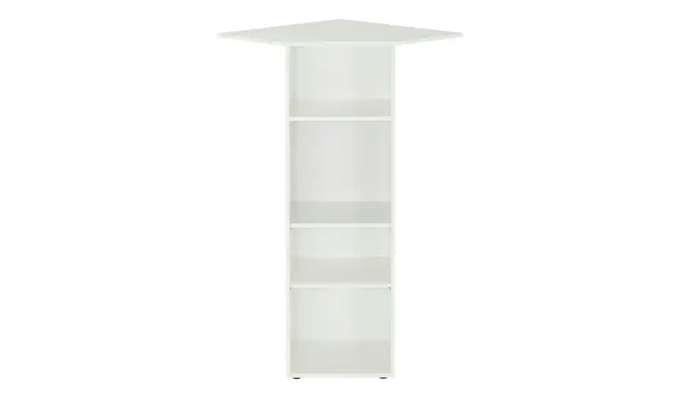 Eckregal Multischrank-System 126 cm Weiß