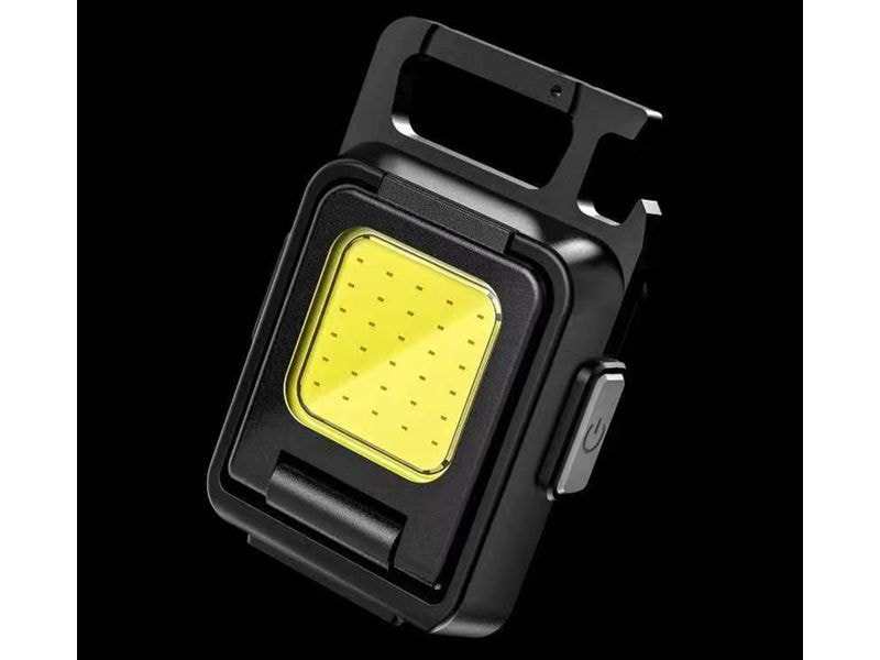 FTM Taschenlampe Multifunktions-LED-Leuchten-Set 4 Stück, 9 Mit Karabinerhaken, Kapselheber, Magnet, Stativgewinde