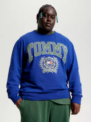 Moletom Plus College Boxy Fit com Logo