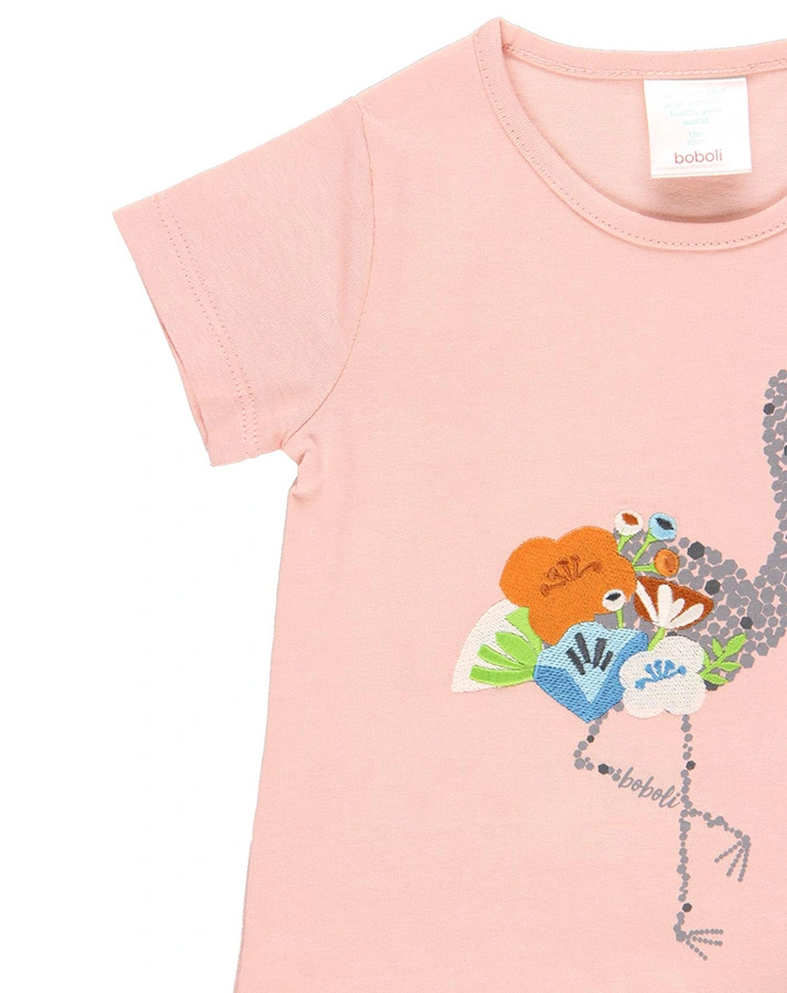 T-Shirt FLAMINGO in rosa