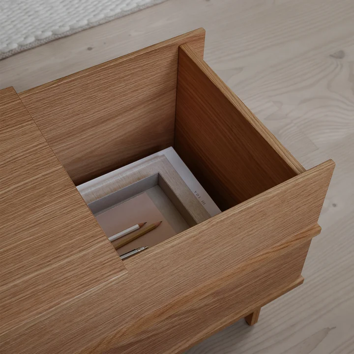 We Do Wood - Correlations Bench 100 x 35 cm, Eiche natur