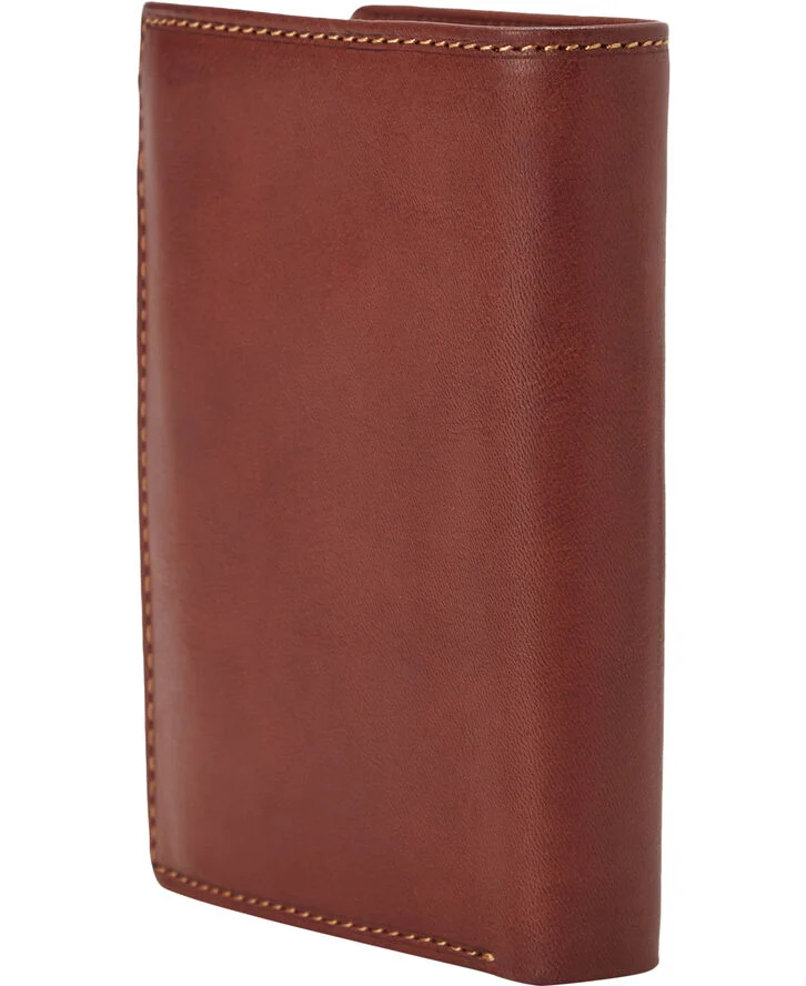 Tony Perotti Vertical wallet W/Gusset Mørkebrun