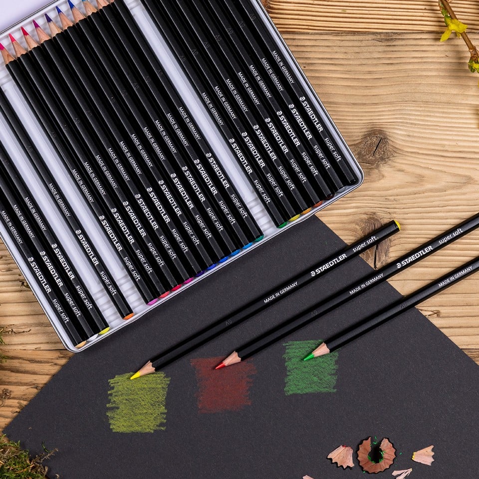 Staedtler - Soft Farveblyant, 24 Stk