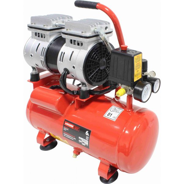 Mader Compressor de Ar Silencioso 6L - 0.75Hp - 09371