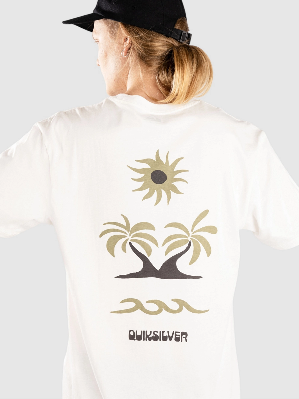 Quiksilver Evo Roads End T-Shirt snow white