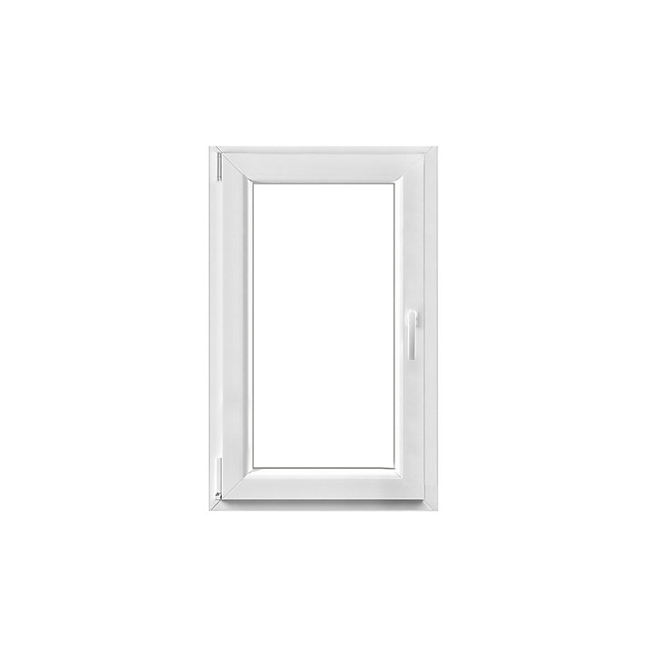 Fenêtre PVC 1 vantail oscillo-battant GoodHome blanc - l.60 x h.95 cm, tirant gauche