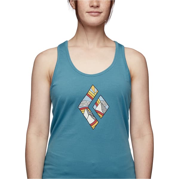 Débardeur BLACK DIAMOND W RAINBOW DIAMOND TANK CERULEAN BLUE