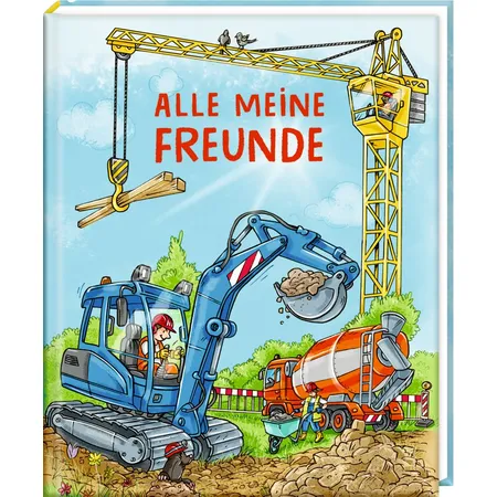 Coppenrath Verlag Freundebuch: Baustelle - Alle meine Freunde (Buchbonus)