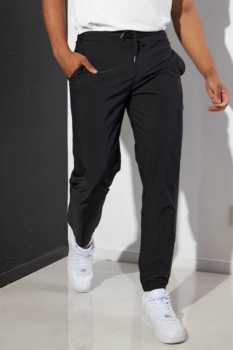 Jogging en toile noir