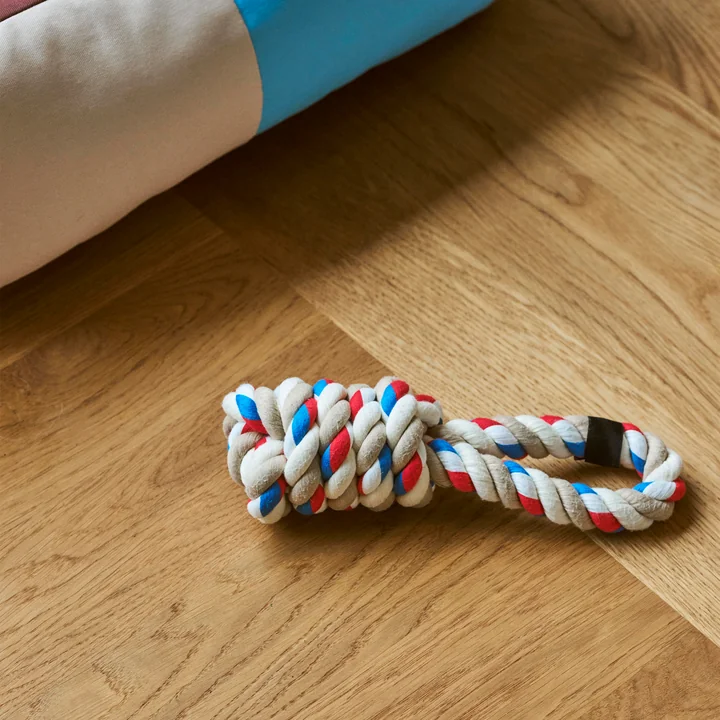 HAY - Dogs Rope Spielzeug, blau / lila / ocker