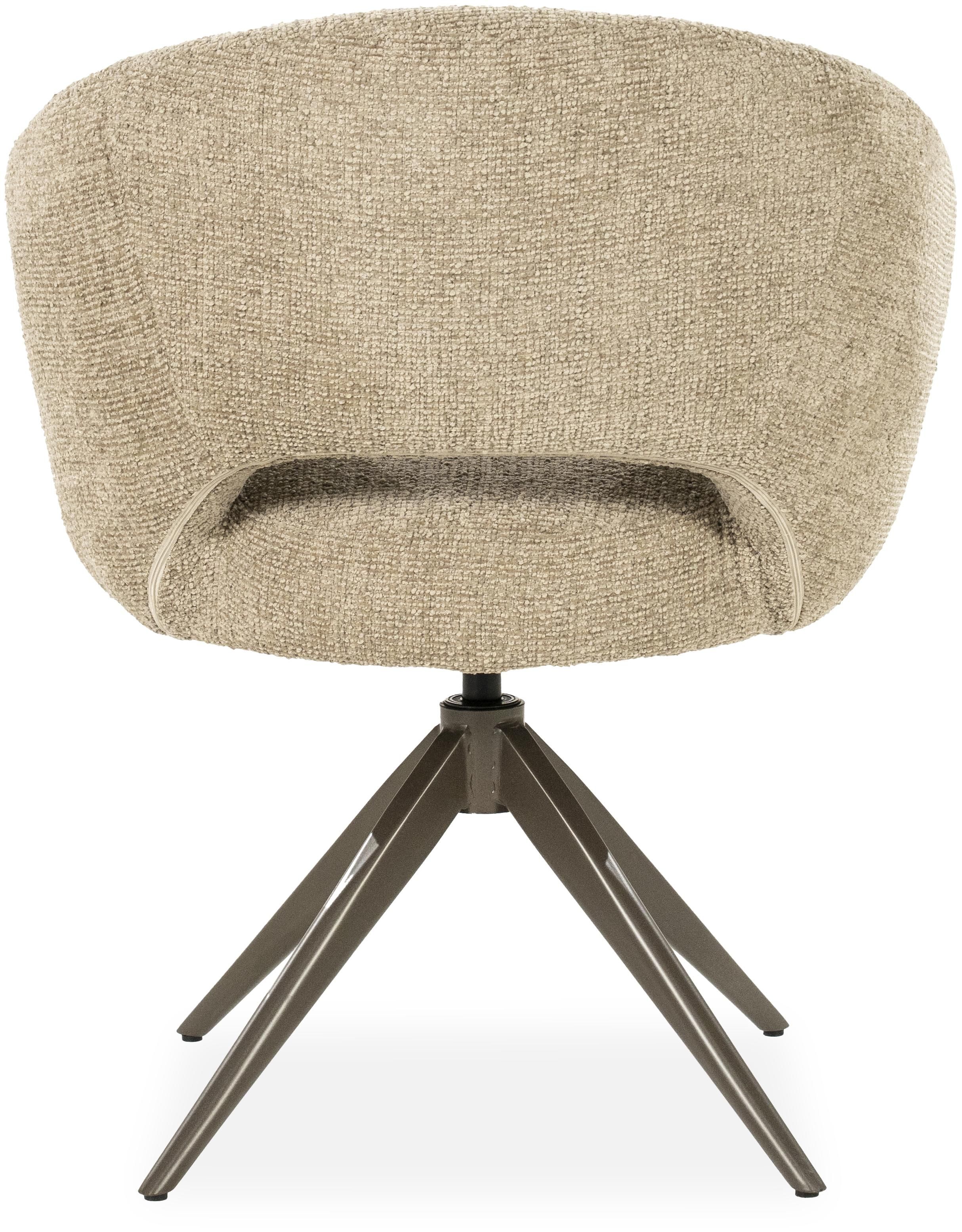 Eetkamerstoel Taupe 96475 Alissa B65 x D63 x H80 cm