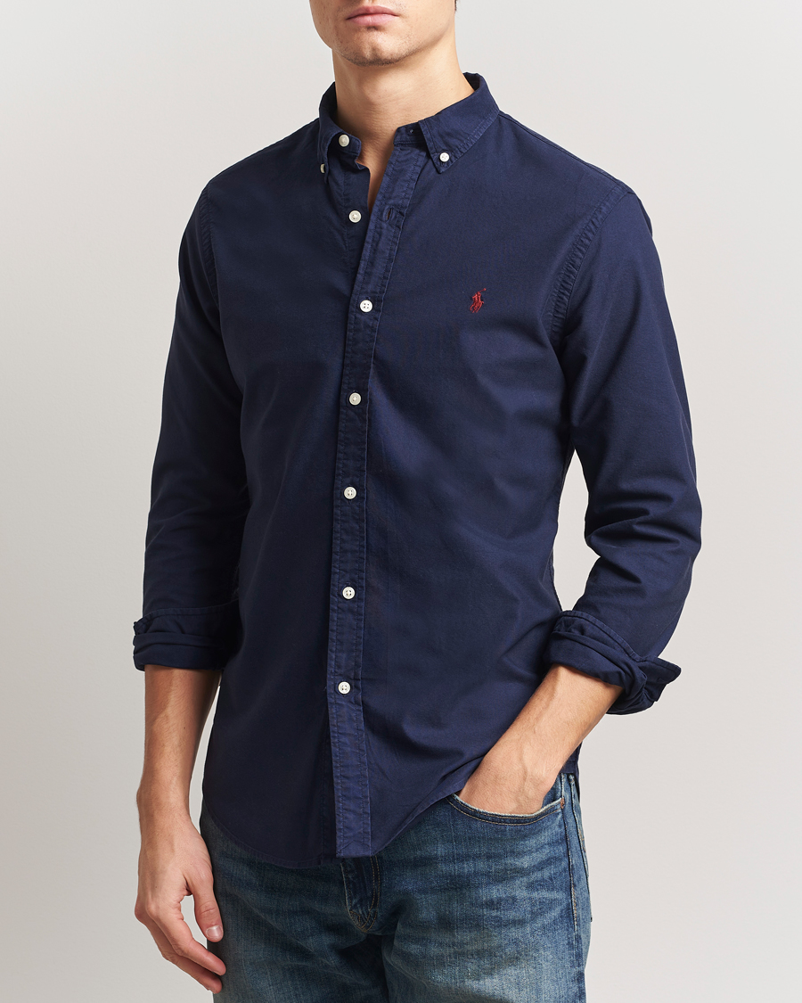 Polo Ralph Lauren Slim Fit Oxford Shirt Cruise Navy