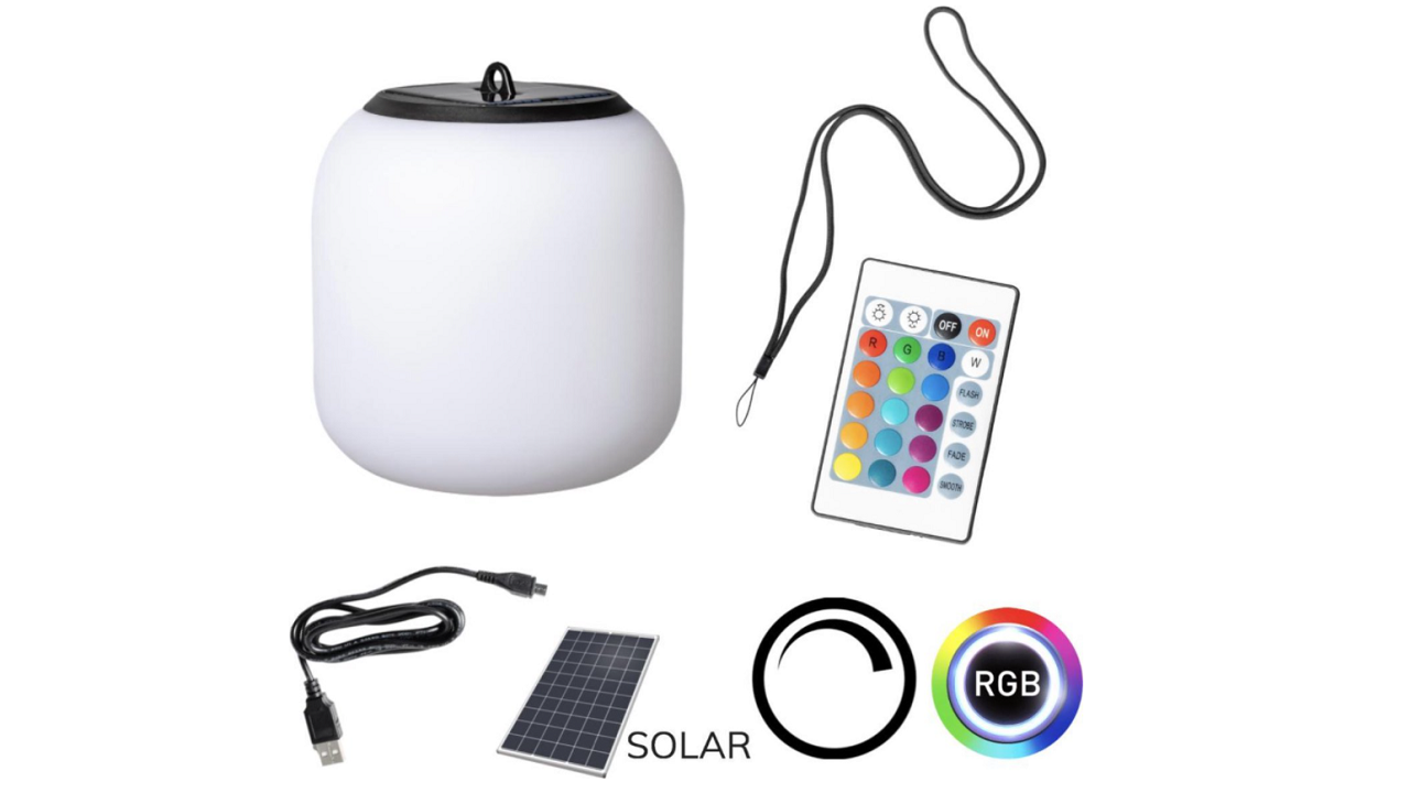 USB Tuinlamp square 05-9701-31 Flora  | ETHB18 x D18 x H20 cm