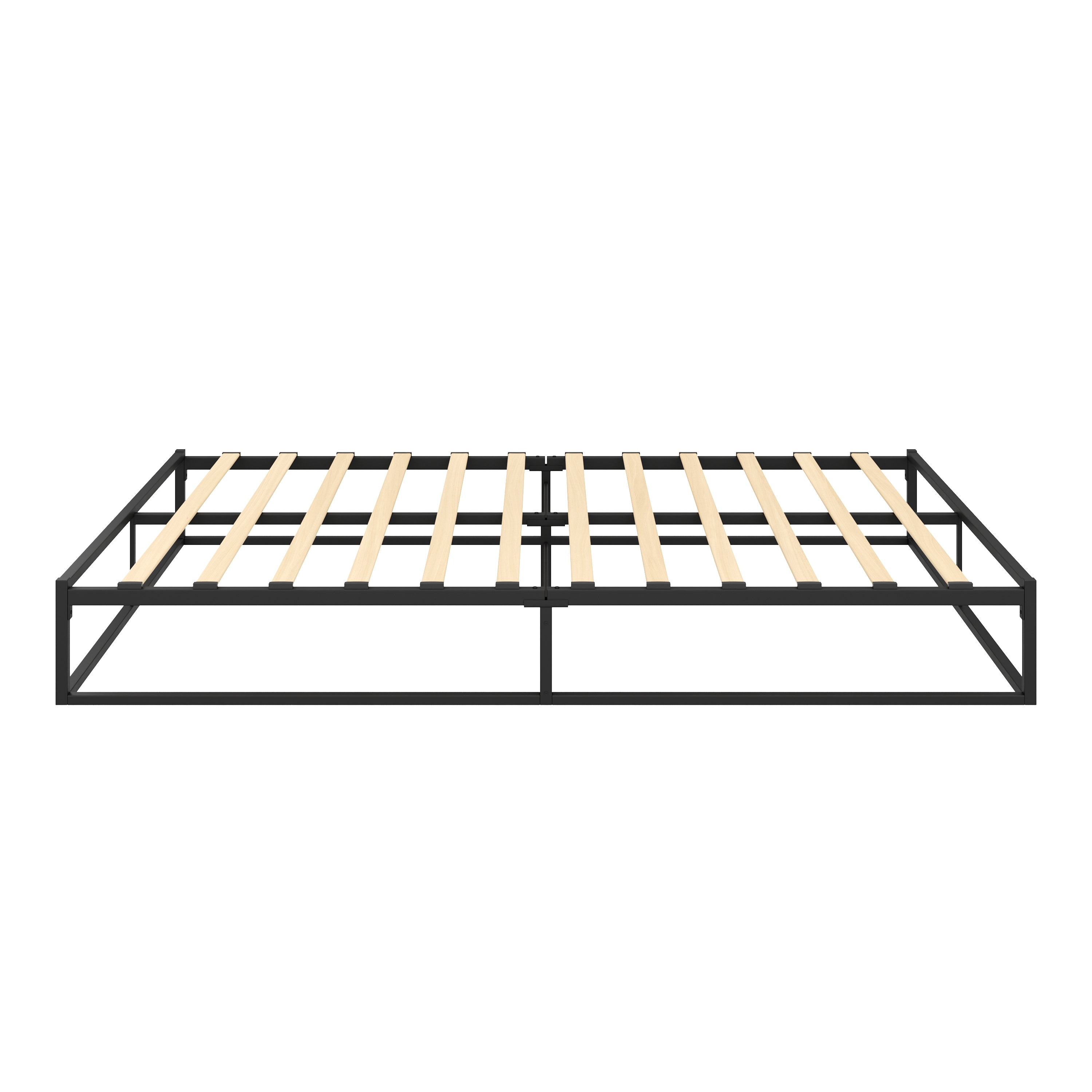 Metallbett ANKARA 140 x 200 x 25 cm schwarz