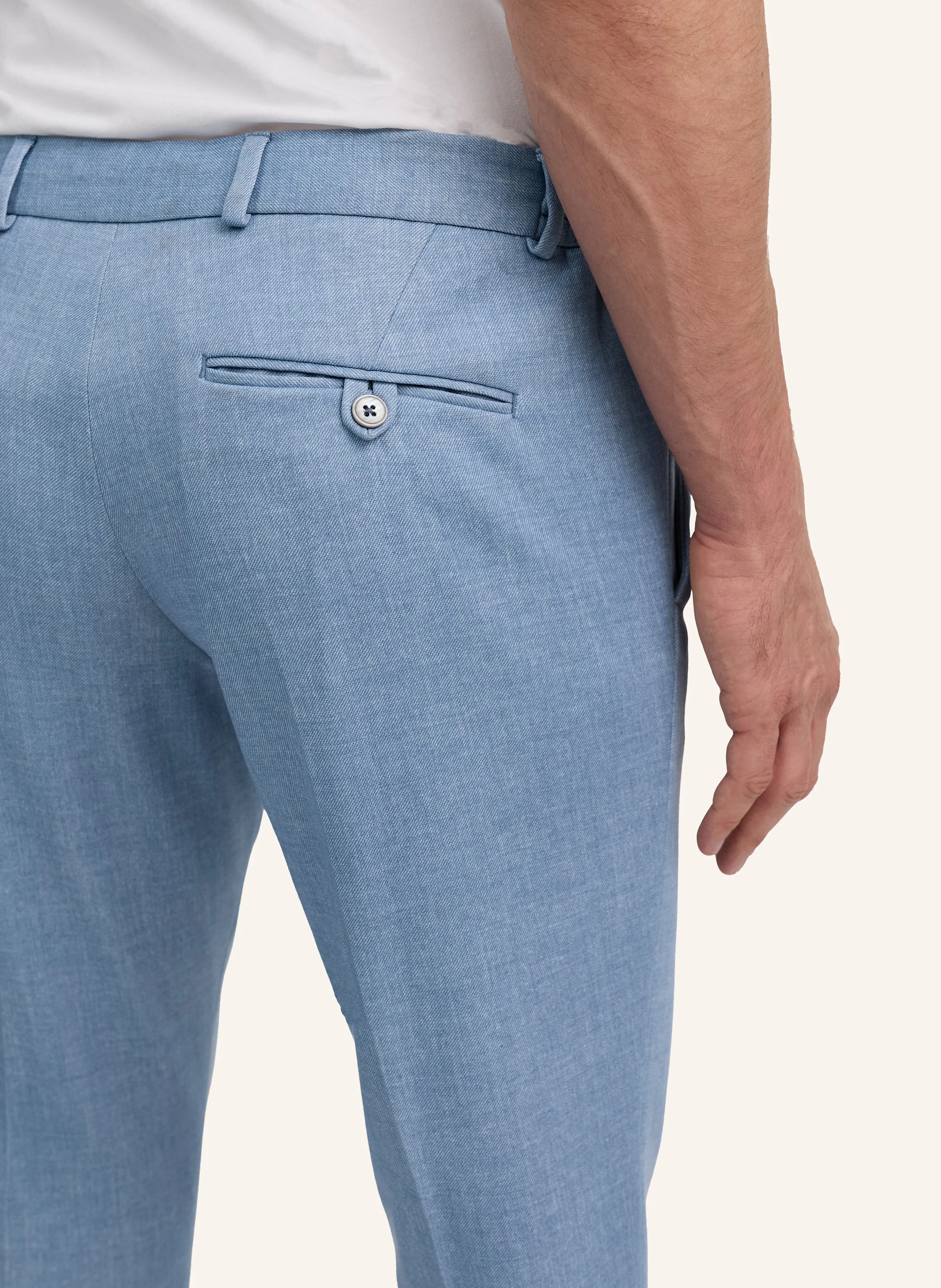 ZUITABLE Anzughose DISPARTAFLEX Slim Fit aus Jersey
