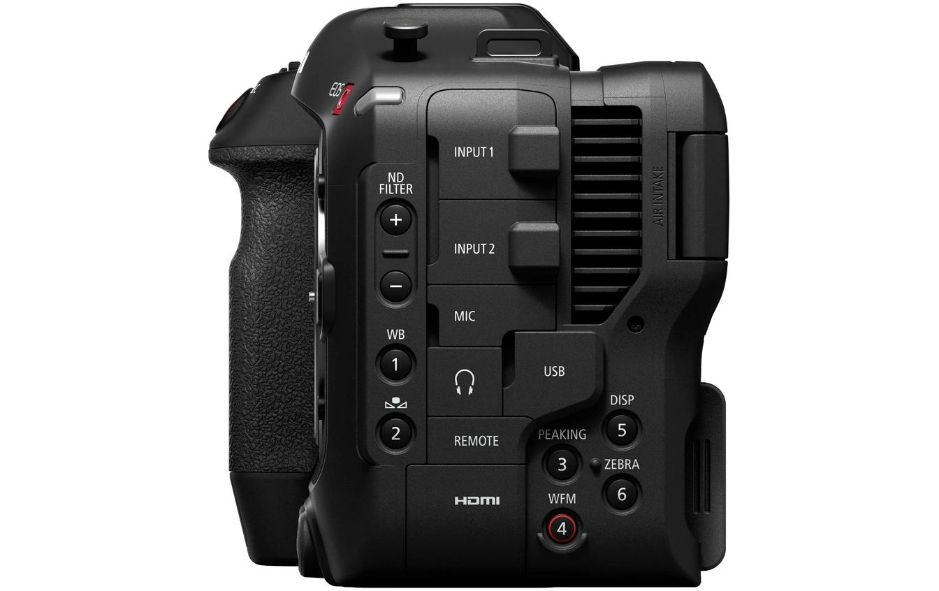 Videokamera C70<br>4K-Camcorder mit interner 12 Bit RAW-Aufzeichnung, High Dynamic Range und AF mit Augenerkennung in einem kompakten Gehäuse