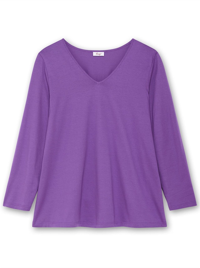 Sheego V-Shirt »Langarmshirt«, 1 Stk.