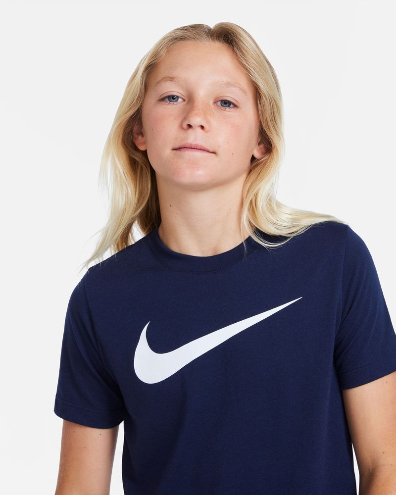 T-shirt Nike Team Club 20 Bleu Marine pour enfant
