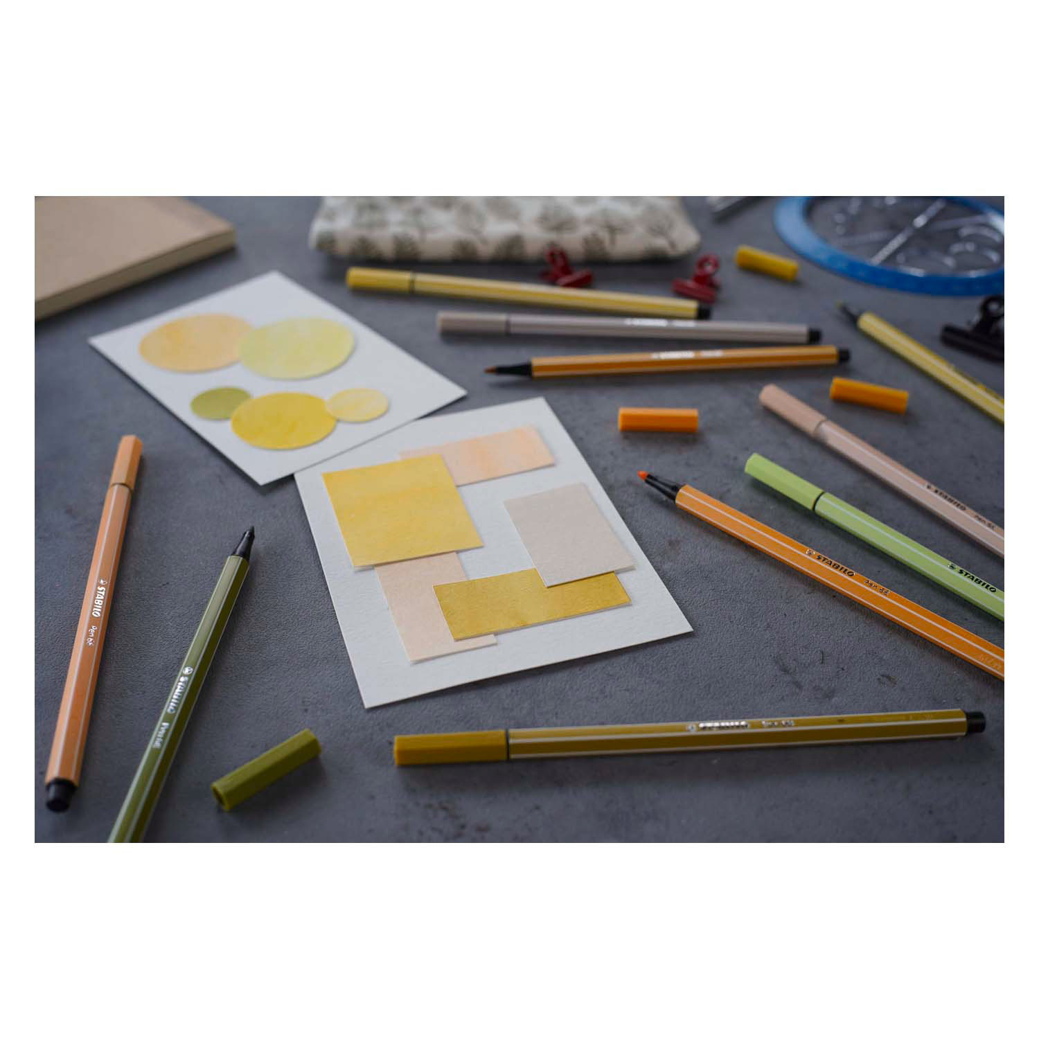 STABILO Pen 68 - Viltstift - ARTY - Set Met 65 Stuks