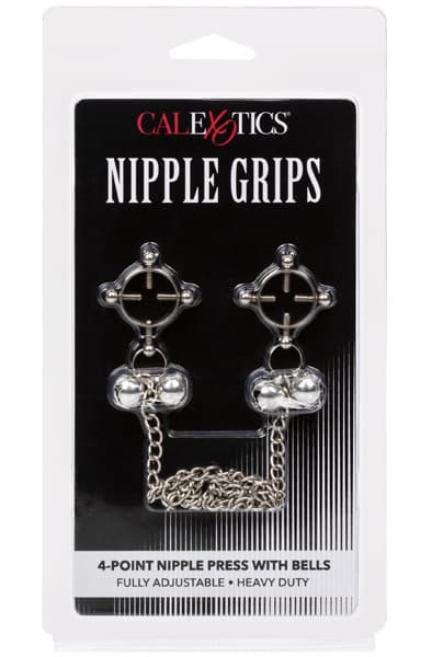 Cal Exotics 4-Point Nipple Press With Bells