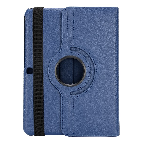 Samsung Galaxy Tab 4 10.1 Flipcase Hülle Ledertasche - Dunkelblau