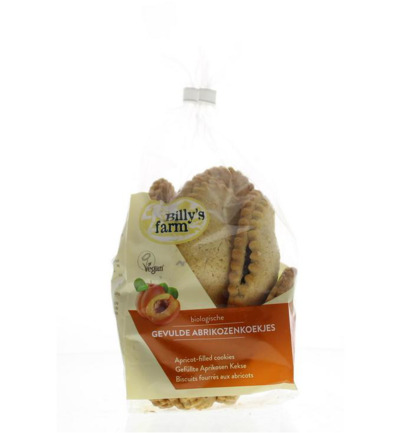 Billy’s Farm Abrikozenkoekje gevuld bio (200 gr)