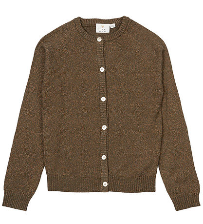 The New Cardigan - Strick - TnEve - Ivy Green m. Glitzer
