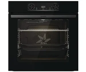 Gorenje Essential BOS6737E13BG - Ovn - med dampfunktion - til indbygning - niche - bredde: 56 cm - dybde: 55 cm - højde: 59 cm - med selv-rengøring - Klasse A - sort