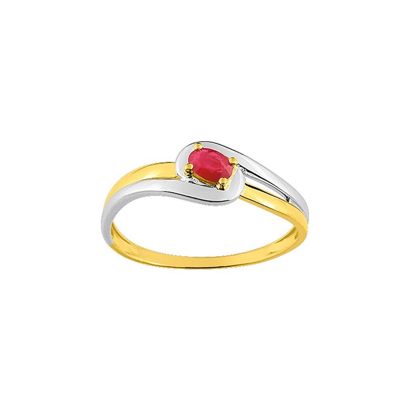 Bague femme - Rubis - Or 18 Carats