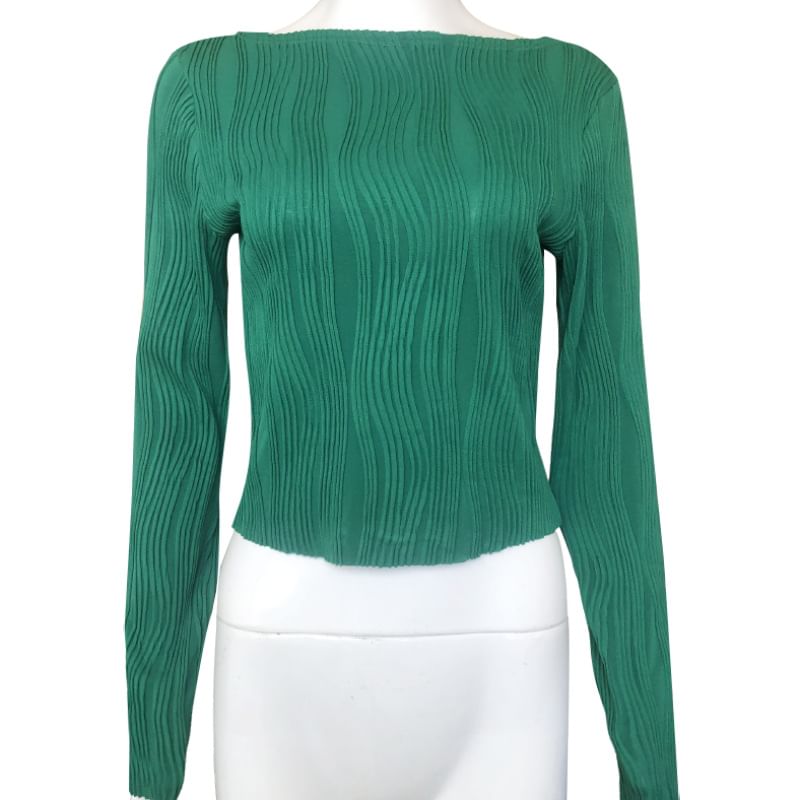 Sugarcoat - Lange mouwen / korte mouwen effen crop top / tube top / mini kokerrok