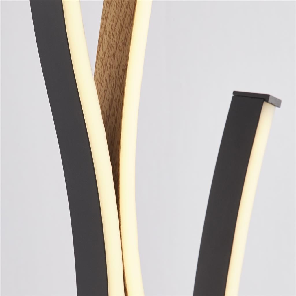Vloerlamp 32102-1BK Bloom Swirl B20 x D20 cm