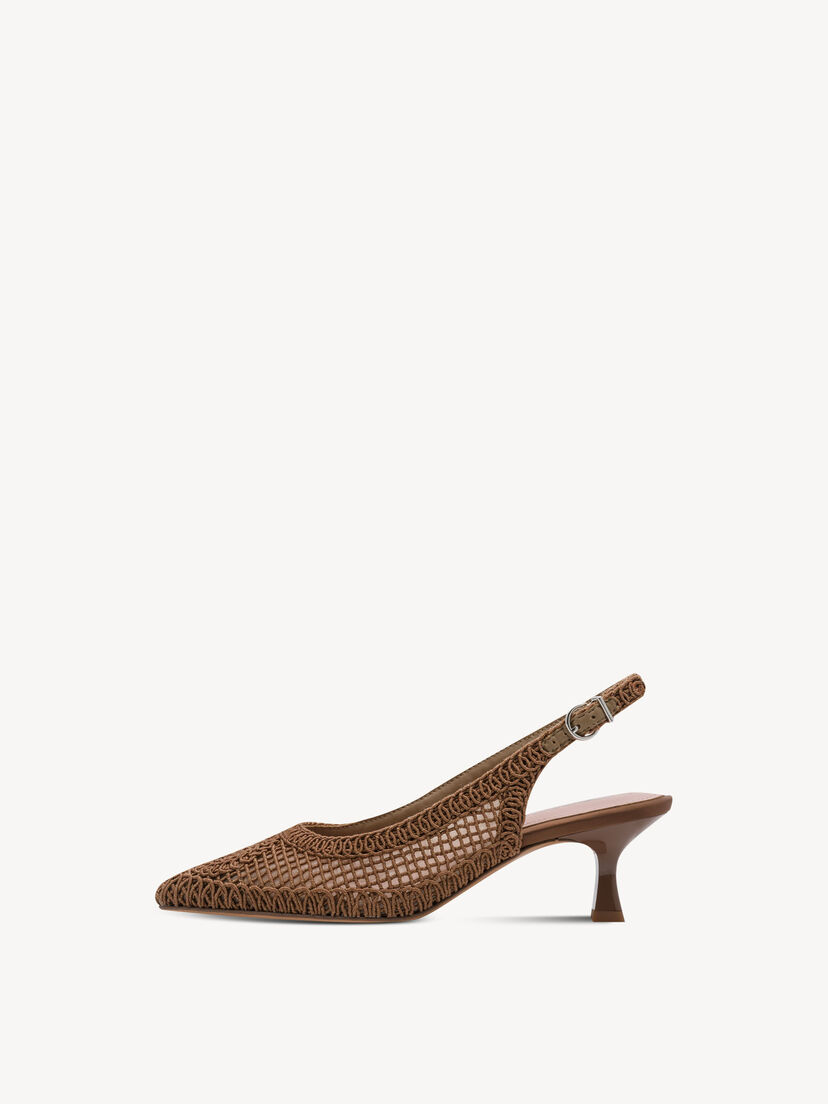 Slingpumps - bruin