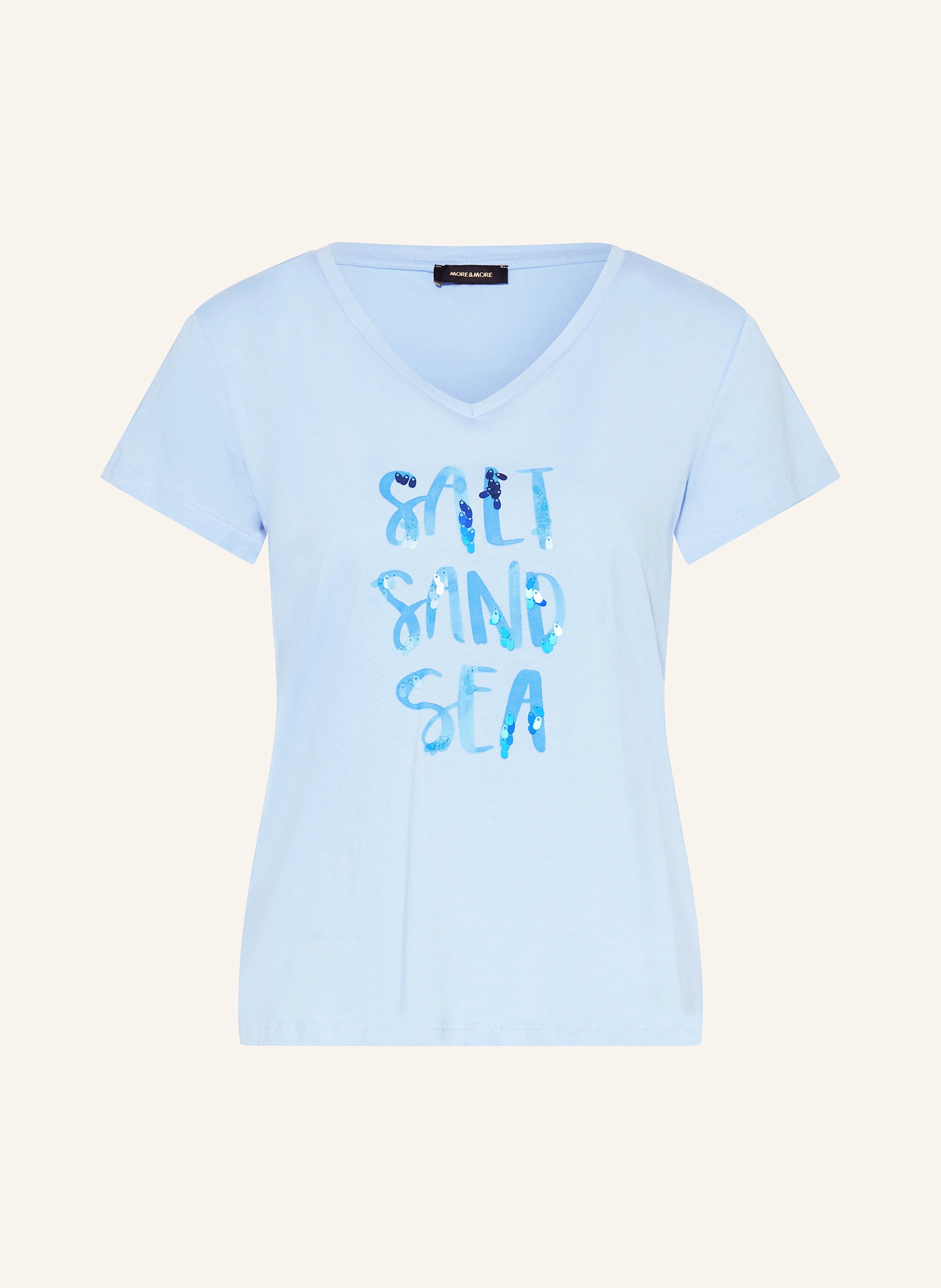 MORE & MORE T-Shirt mit Pailletten