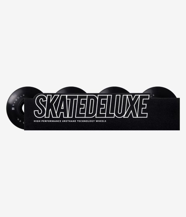 skatedeluxe Fidelity Series Rollen (black) 55mm 100A 4er Pack