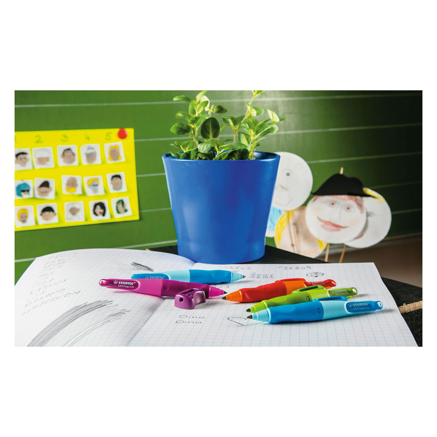 STABILO EASYergo 3.15 - Ergonomisch Vulpotlood - Linkshandig - Blauw