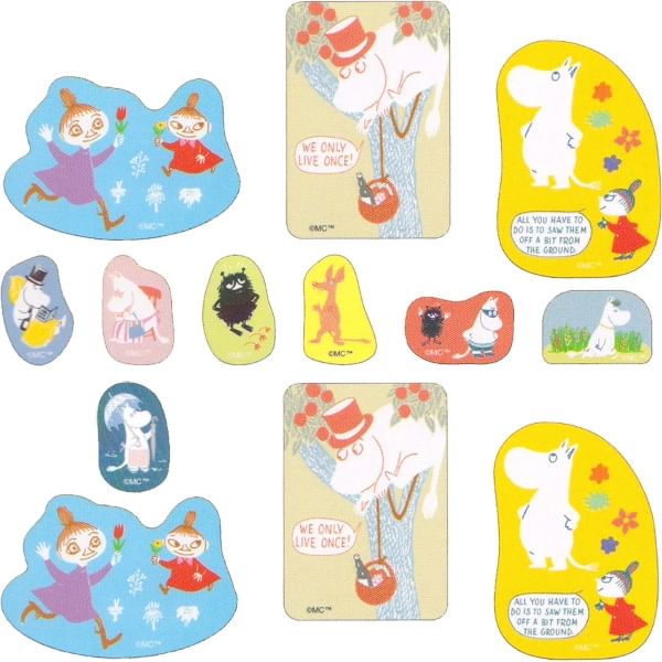 TANBAYA - MOOMIN Flake Stickerset (Boom)