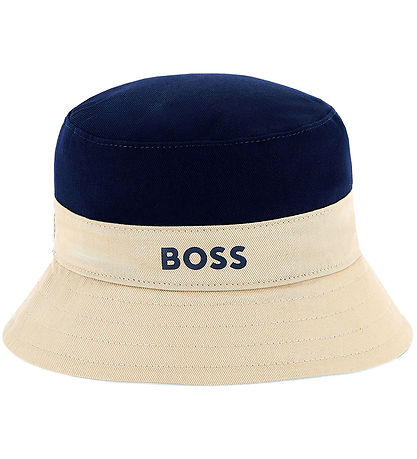 BOSS Sommerhut - Umkehrbar - Weiß/Sand/Navy