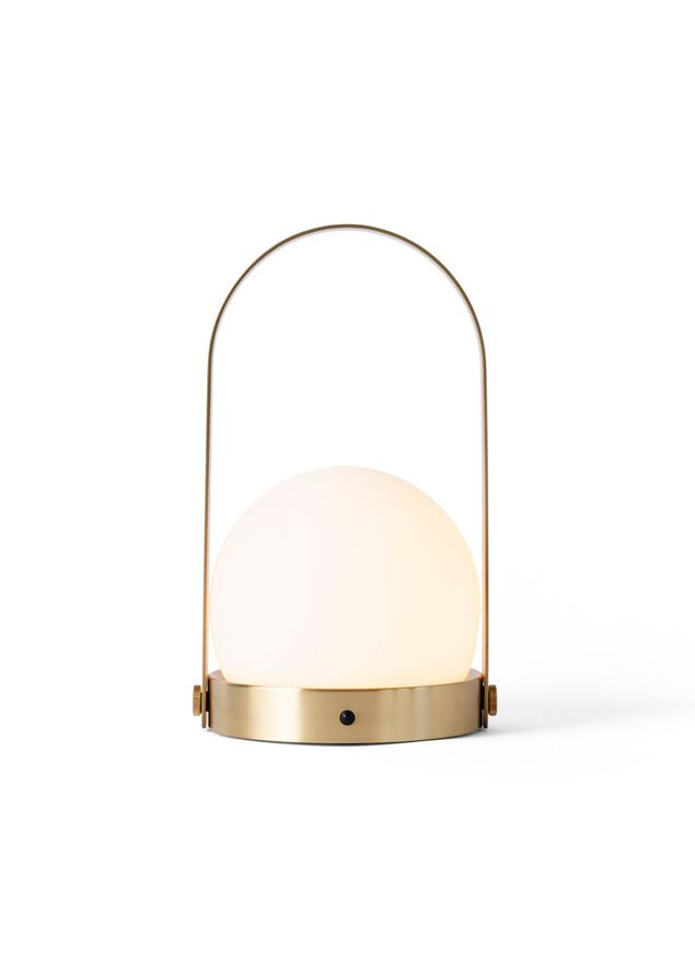Audo Copenhagen Carrie Portable Table Lamp Brushed brass