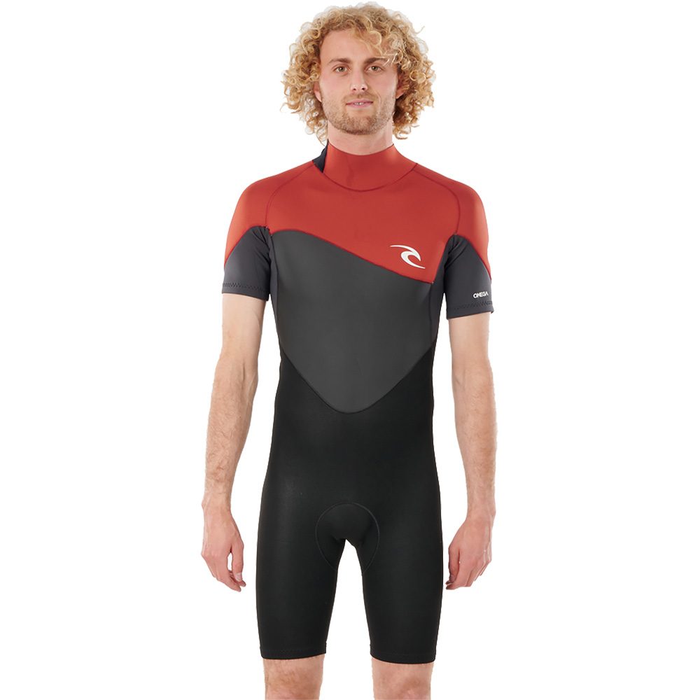Rip Curl Omega 1,5 mm Kurzarm Neoprenanzug Herren maroon