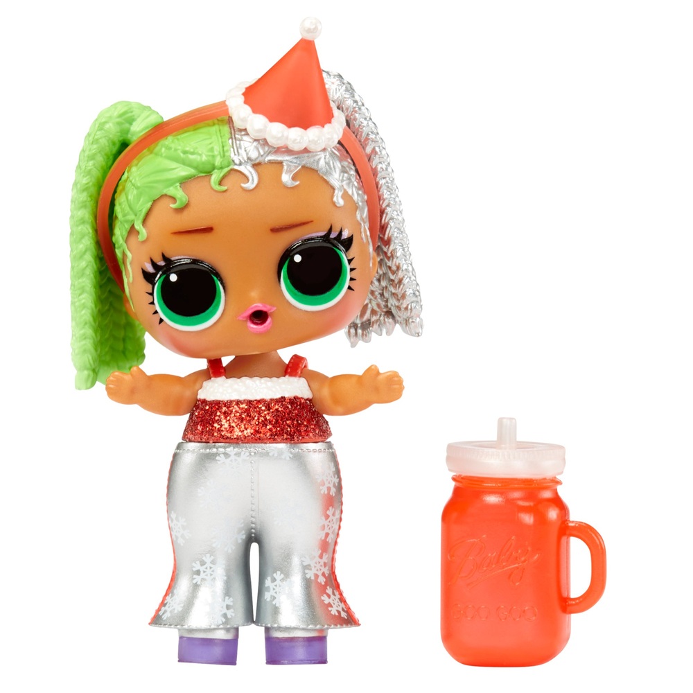 LOL Surprise! Weihnachtsüberraschung! Miss Merry Puppe mit 7 Überraschungen