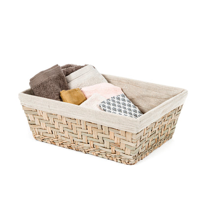 Panier de rangement en jonc de mer Fiesta Taille L