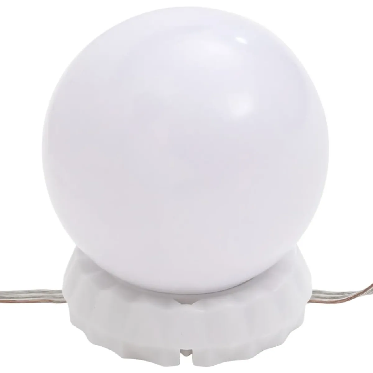 Ensemble de coiffeuse Helloshop26 avec LED - Gris