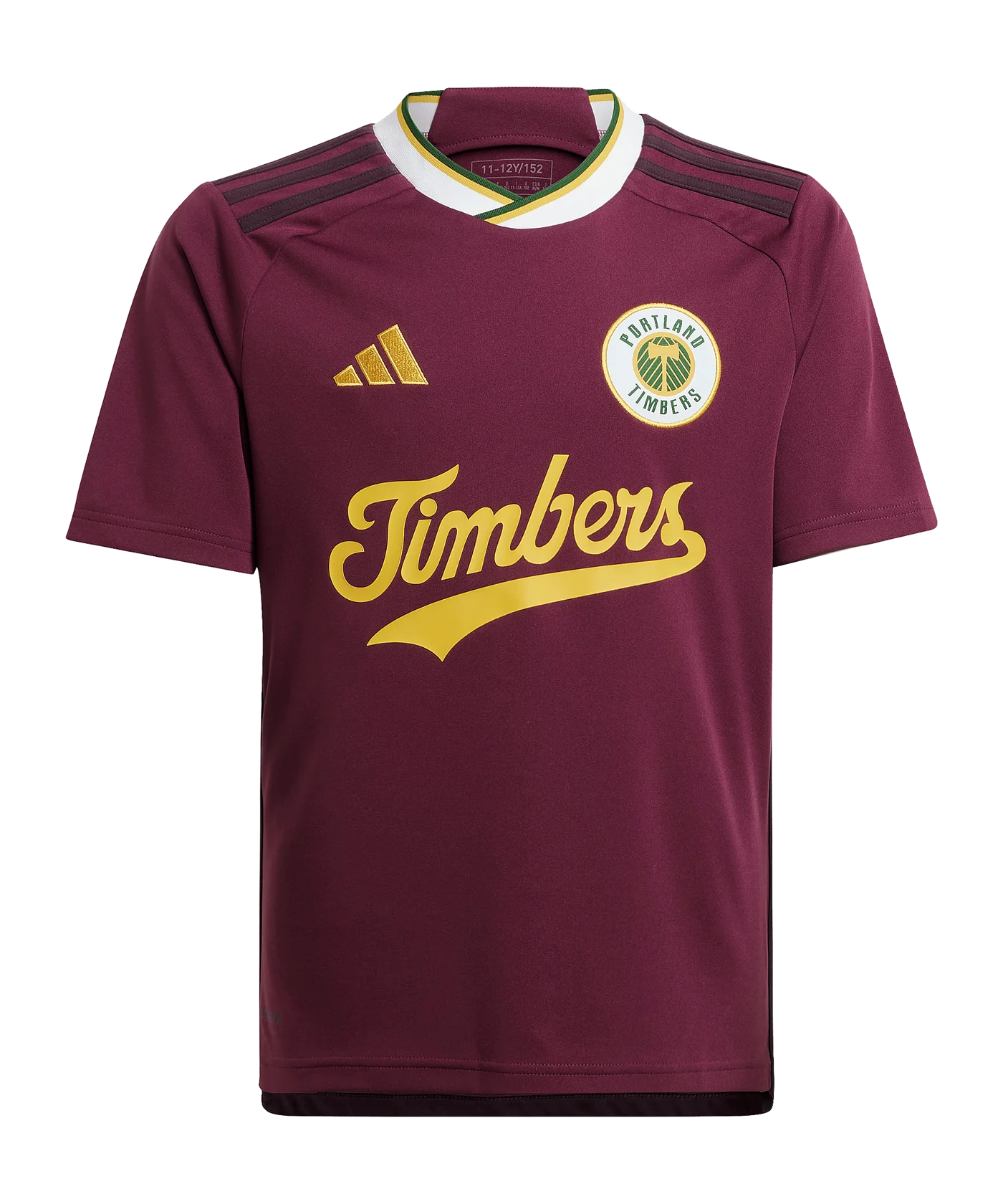 adidas Portland Timbers Trikot 3rd 2024 Kids Rot