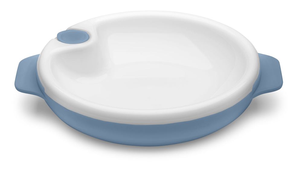 NUVITA Warmhalterteller<br>1 Stück, mit Saugnapf blau