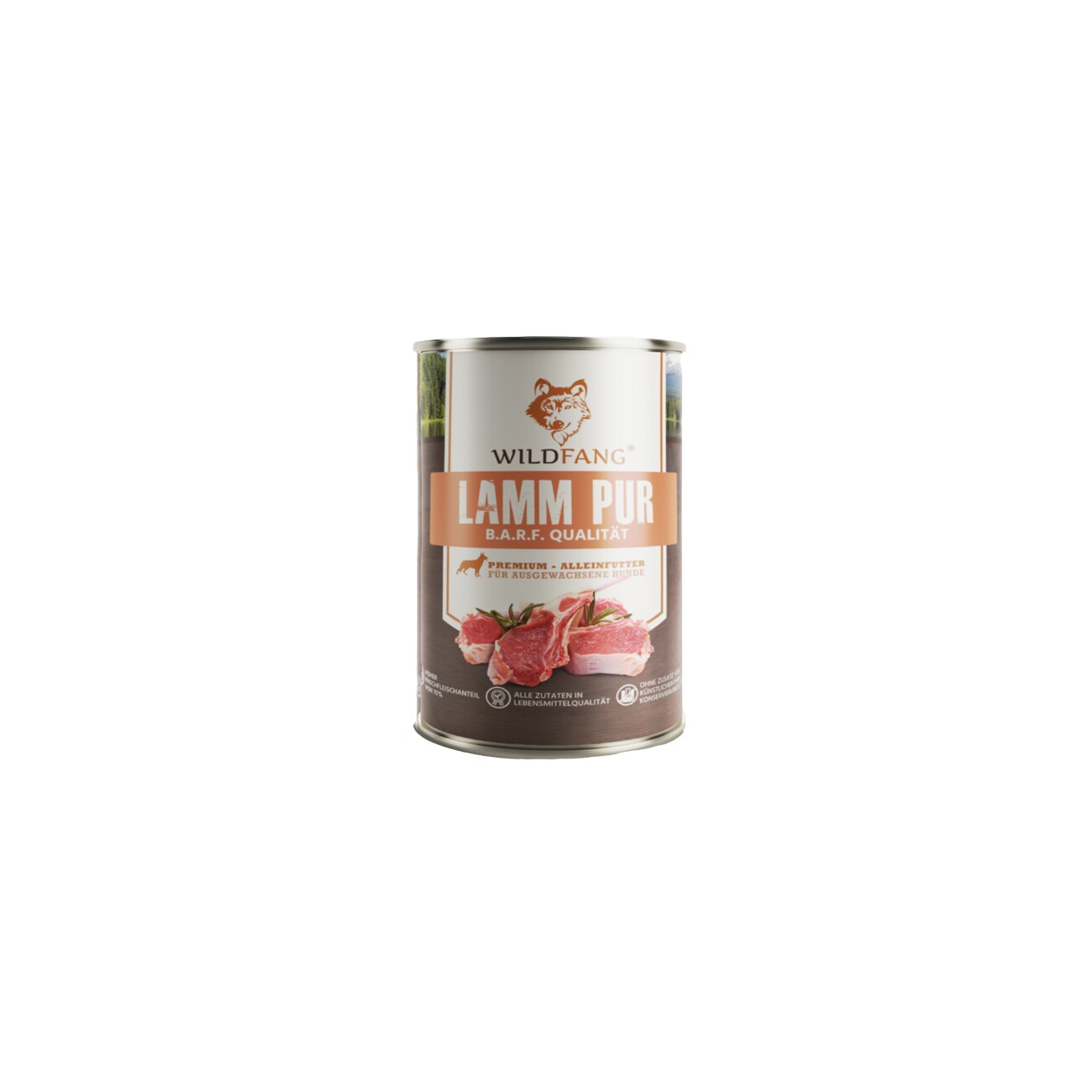 Wildfang Nassfutter Lamm pur 800 g