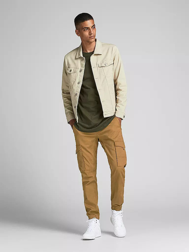 JACK & JONES Cargohose JPSTPAUL  braun