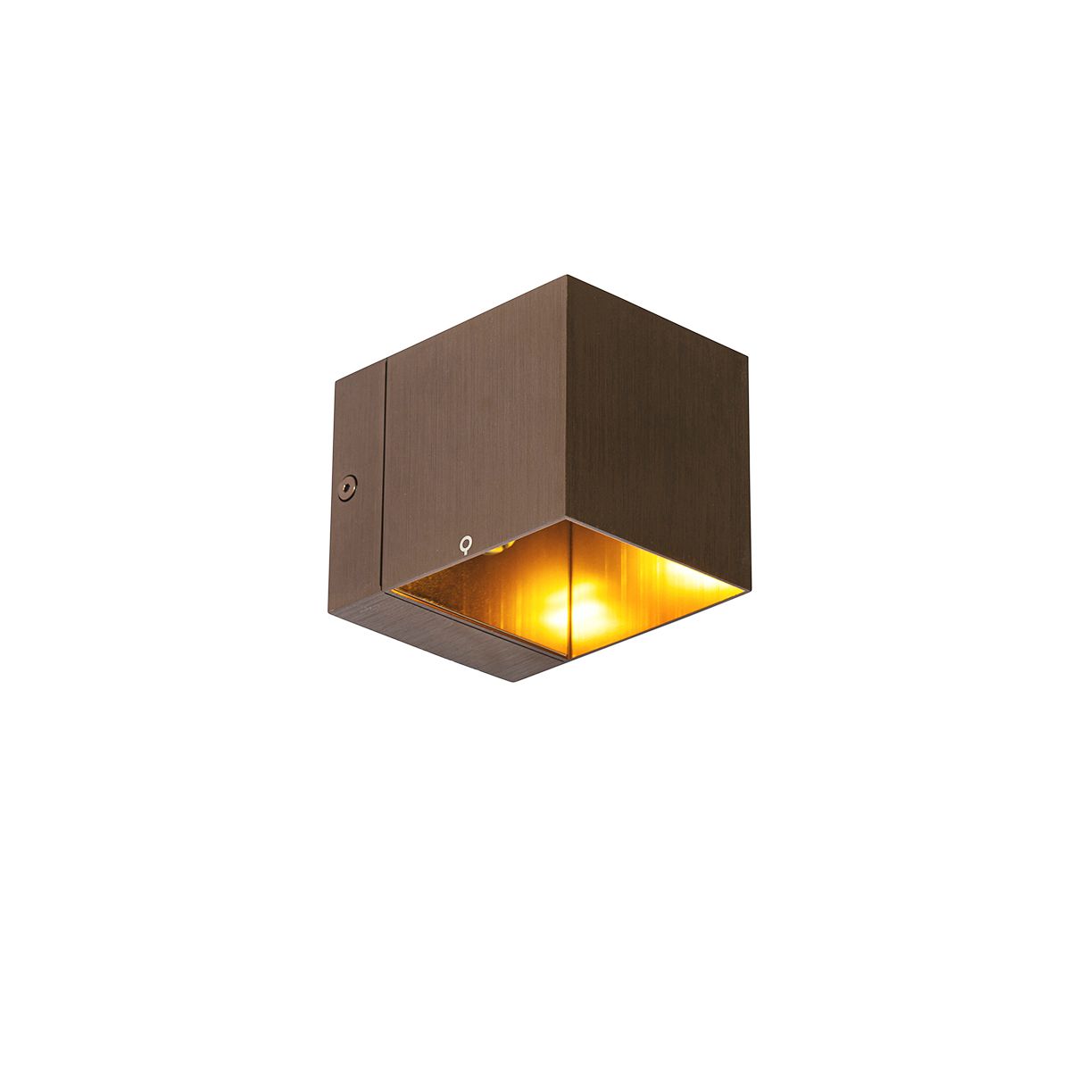 Smart wandlamp donkerbrons 8 cm incl. Wifi G9 - Transfer