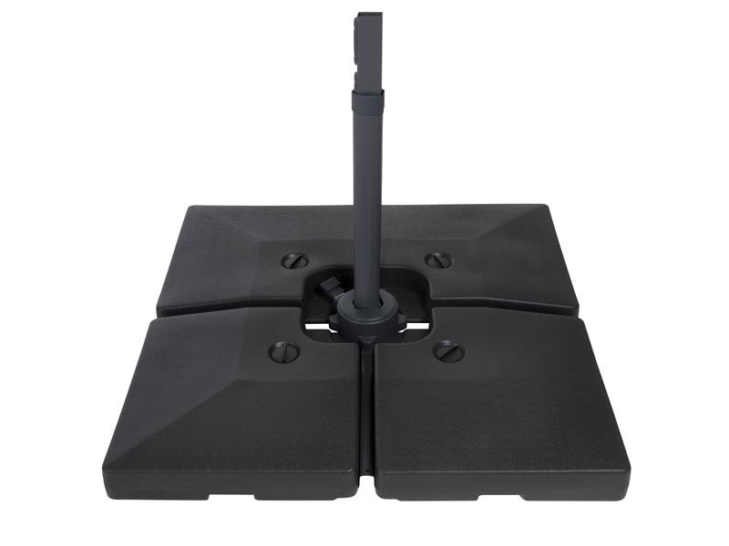 COCON Beschwerer für Sonnenschirme 4 x 20 kg Set aus 4 Ballastplatten zum Beschweren des Sonnenschirms