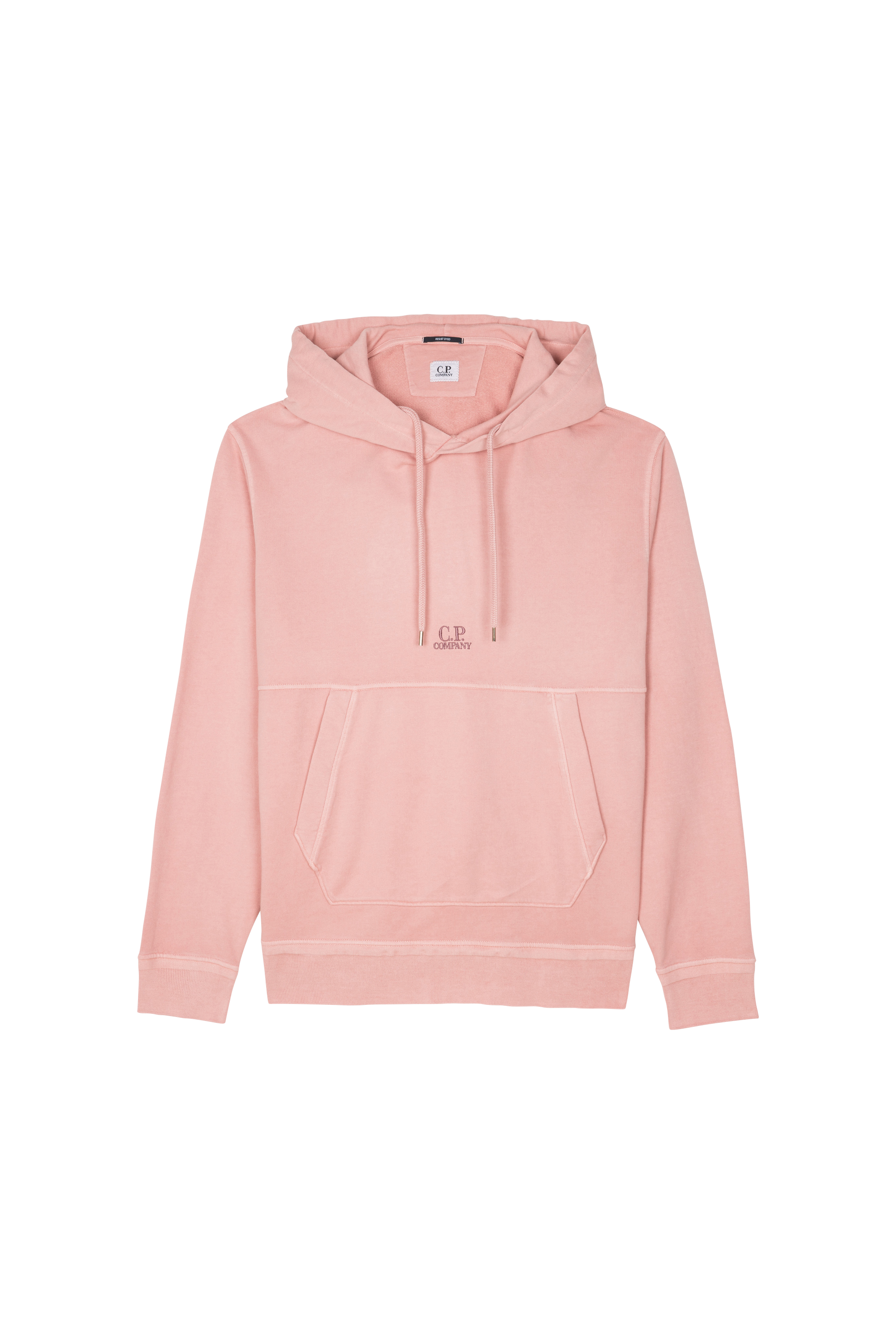 C.P. COMPANY hoodie cotton fleece Rose